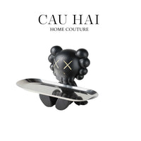 Tượng Figurine Sitting Black Kaw Fw25-CẬU HAI HOME DECOR