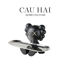 Tượng Figurine Sitting Black Kaw Fw25-CẬU HAI HOME DECOR