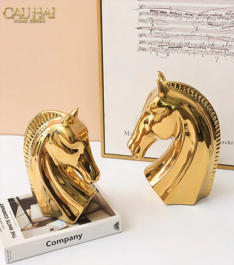 Tượng Gilded Luminous Knight H17 Fw25-TƯỢNG TRANG TRÍ-Đối tác tại Trung Quốc theo từng đơn đặt hàng-CẬU HAI HOME DECOR