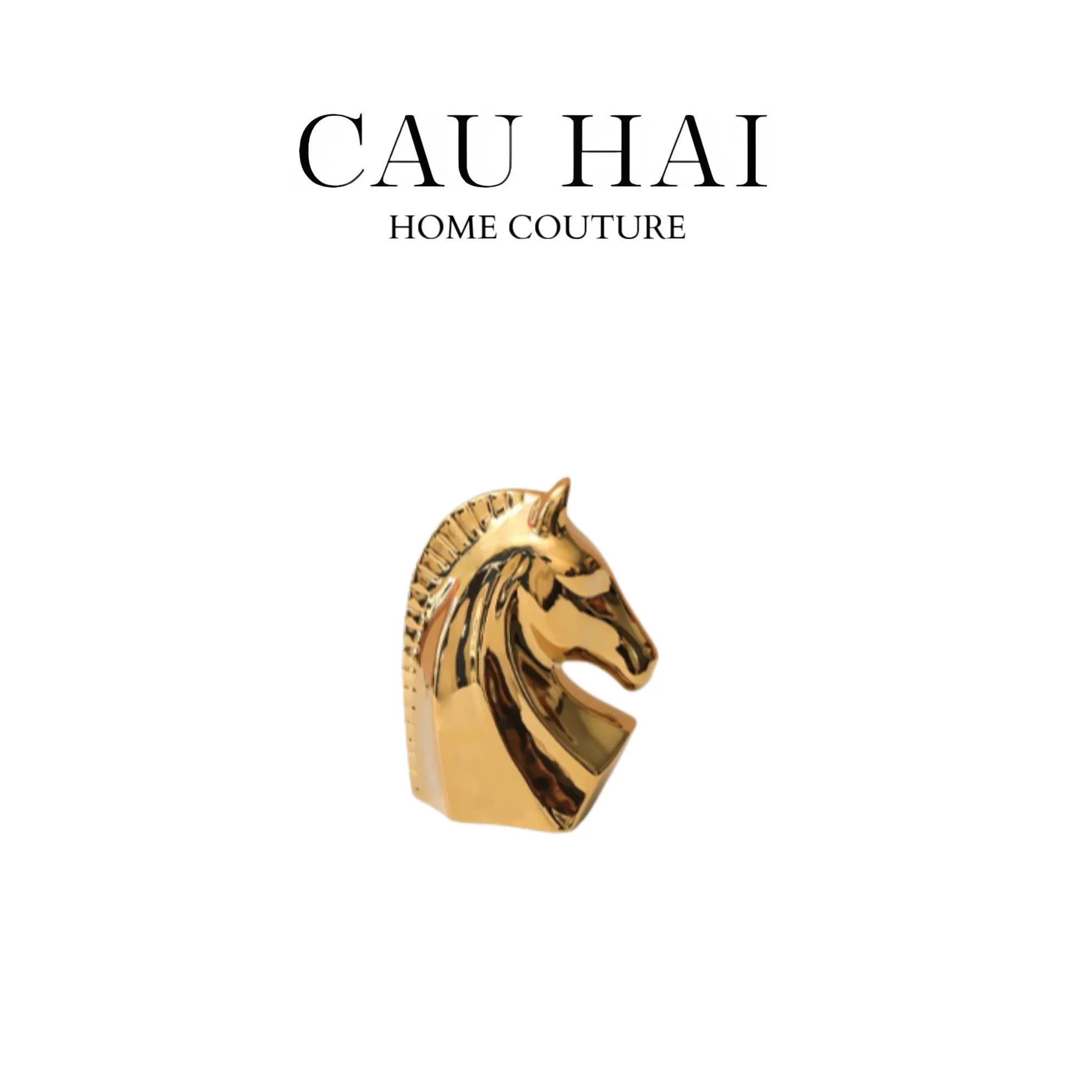 Tượng Gilded Luminous Knight H17 Fw25-CẬU HAI HOME DECOR