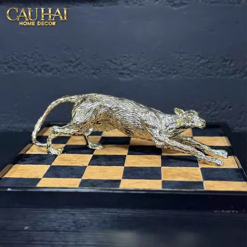 TƯỢNG GILDED PREDATOR-CẬU HAI HOME DECOR