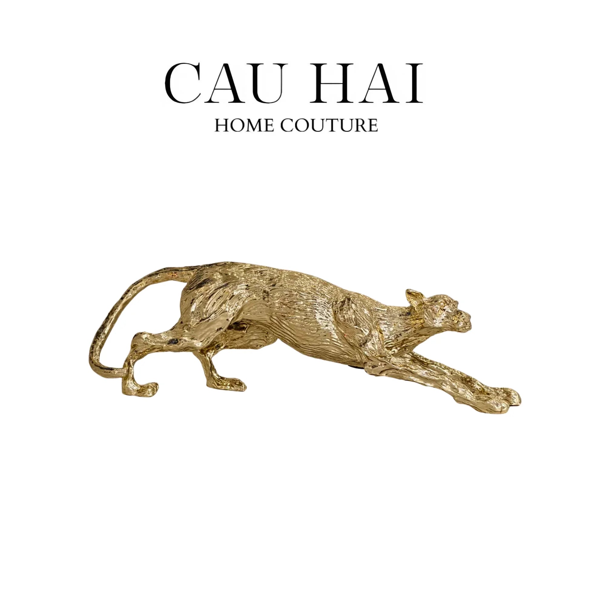Tượng Gilded Predator-CẬU HAI HOME DECOR