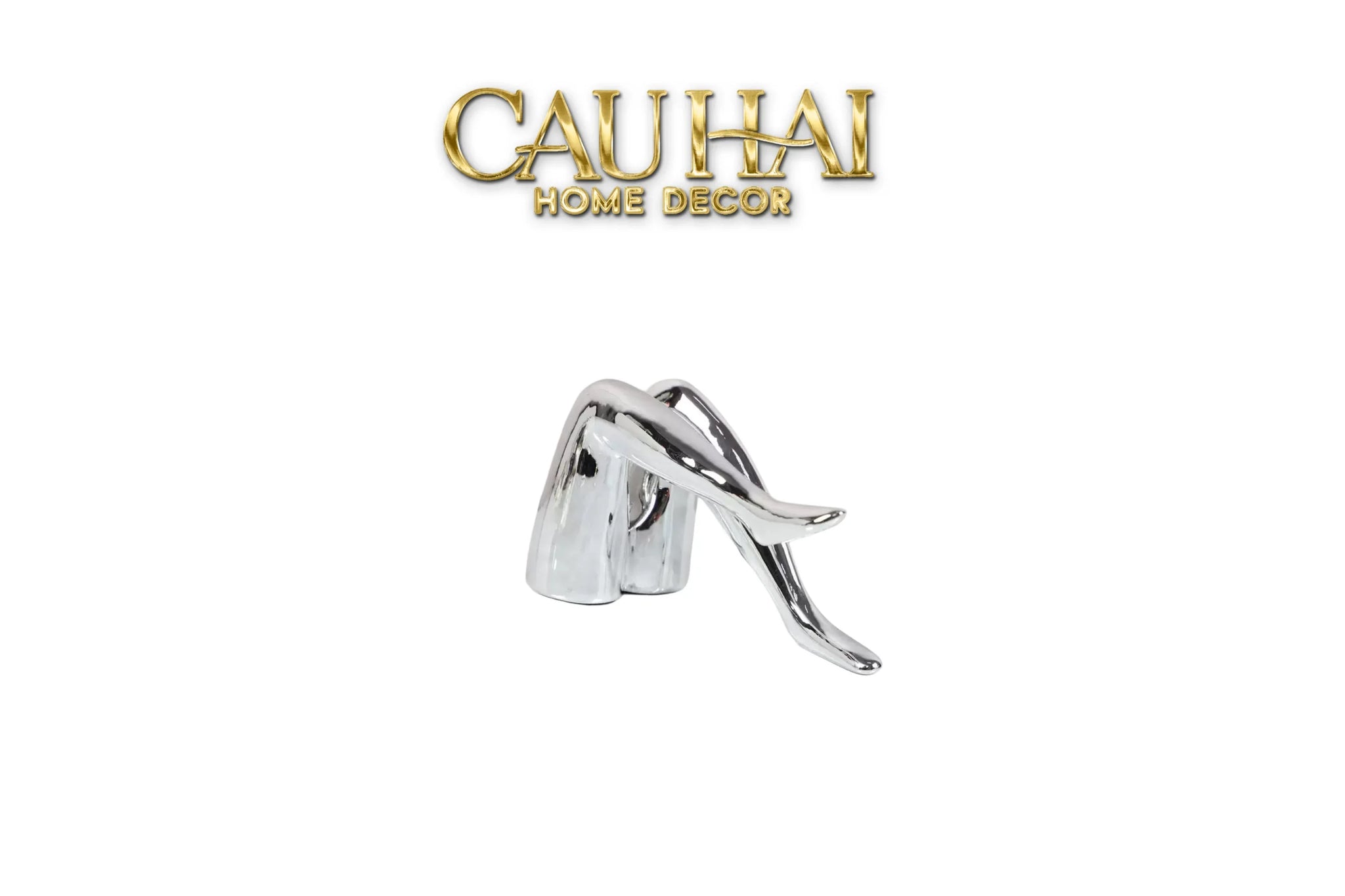 Tượng Gilded Runway Modeling Catwalk Fw25-CẬU HAI HOME DECOR