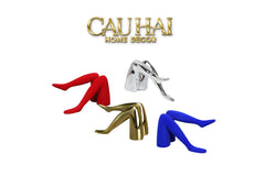 Tượng Gilded Runway Modeling Catwalk Fw25-CẬU HAI HOME DECOR