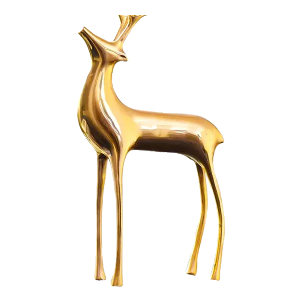 Tượng Hươu Golden Goddess Elk