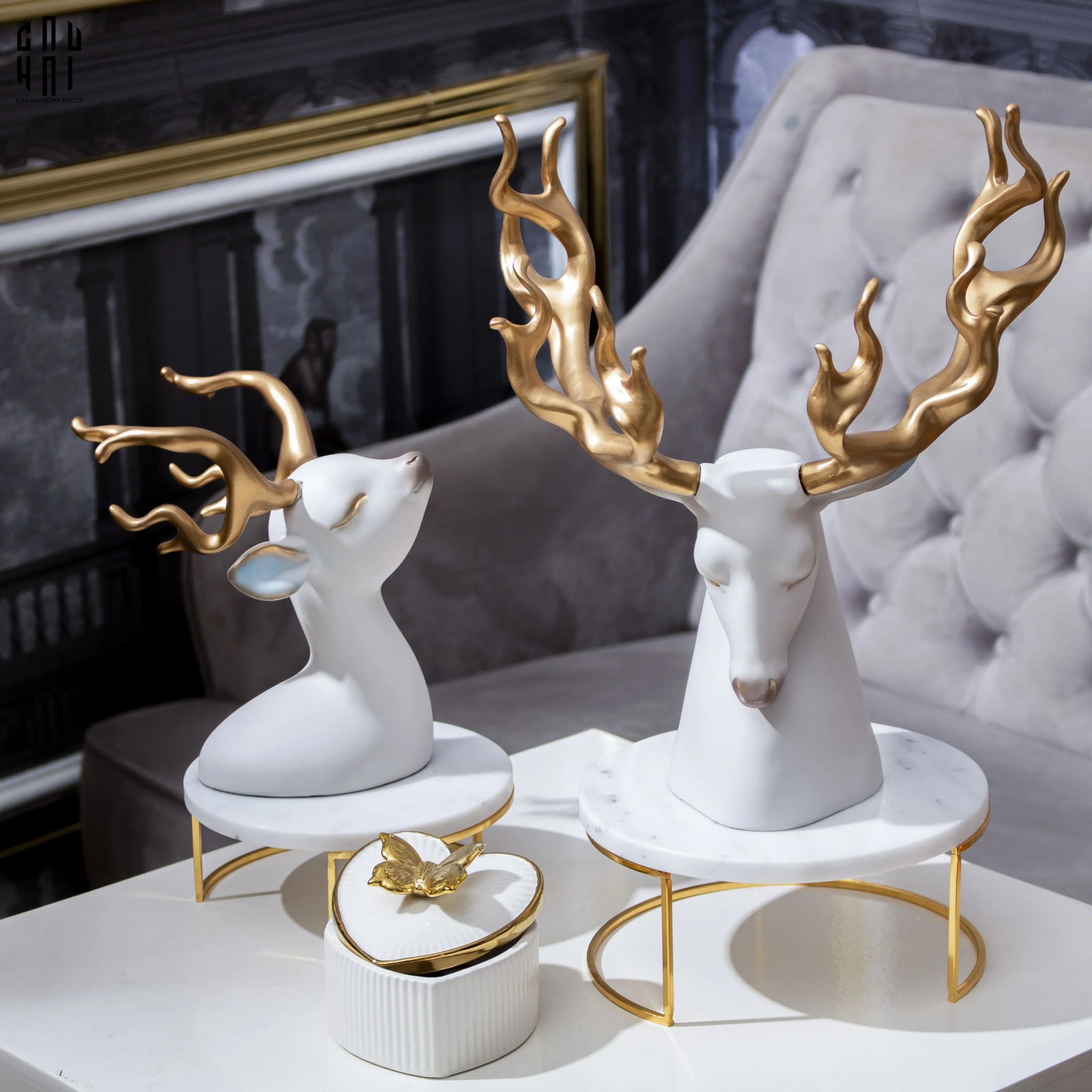 TƯỢNG HƯƠU SINGLE SOUL-CẬU HAI HOME DECOR