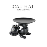 TƯỢNG JOYFUL BLACK KAW-CẬU HAI HOME DECOR