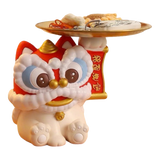 Tết Couture - Tượng Kim Lân Phúc Mãn Đường Guardian Lion Key Figurines