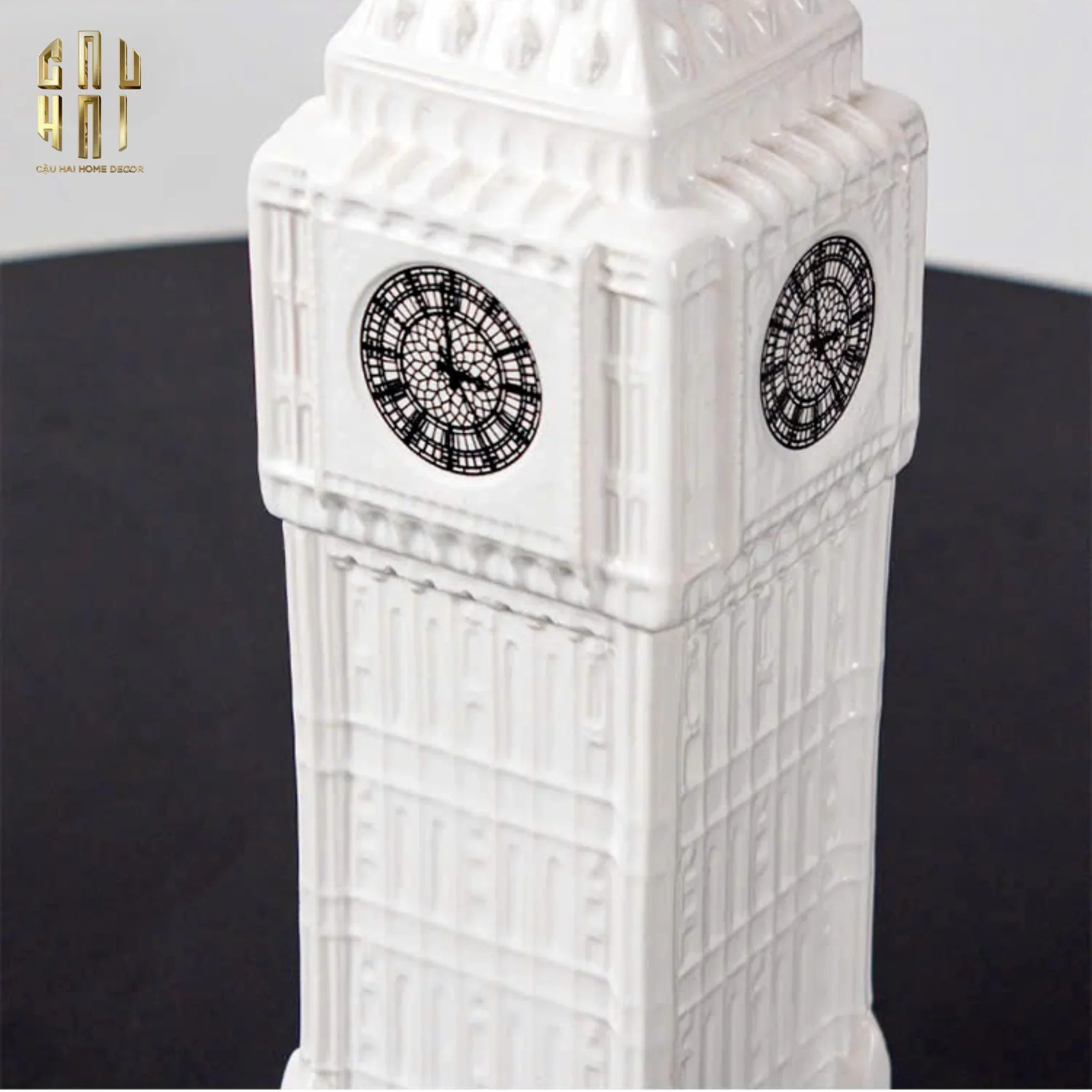 TƯỢNG LONDON BIG BEN CLOCK TOWER H30-CẬU HAI HOME DECOR