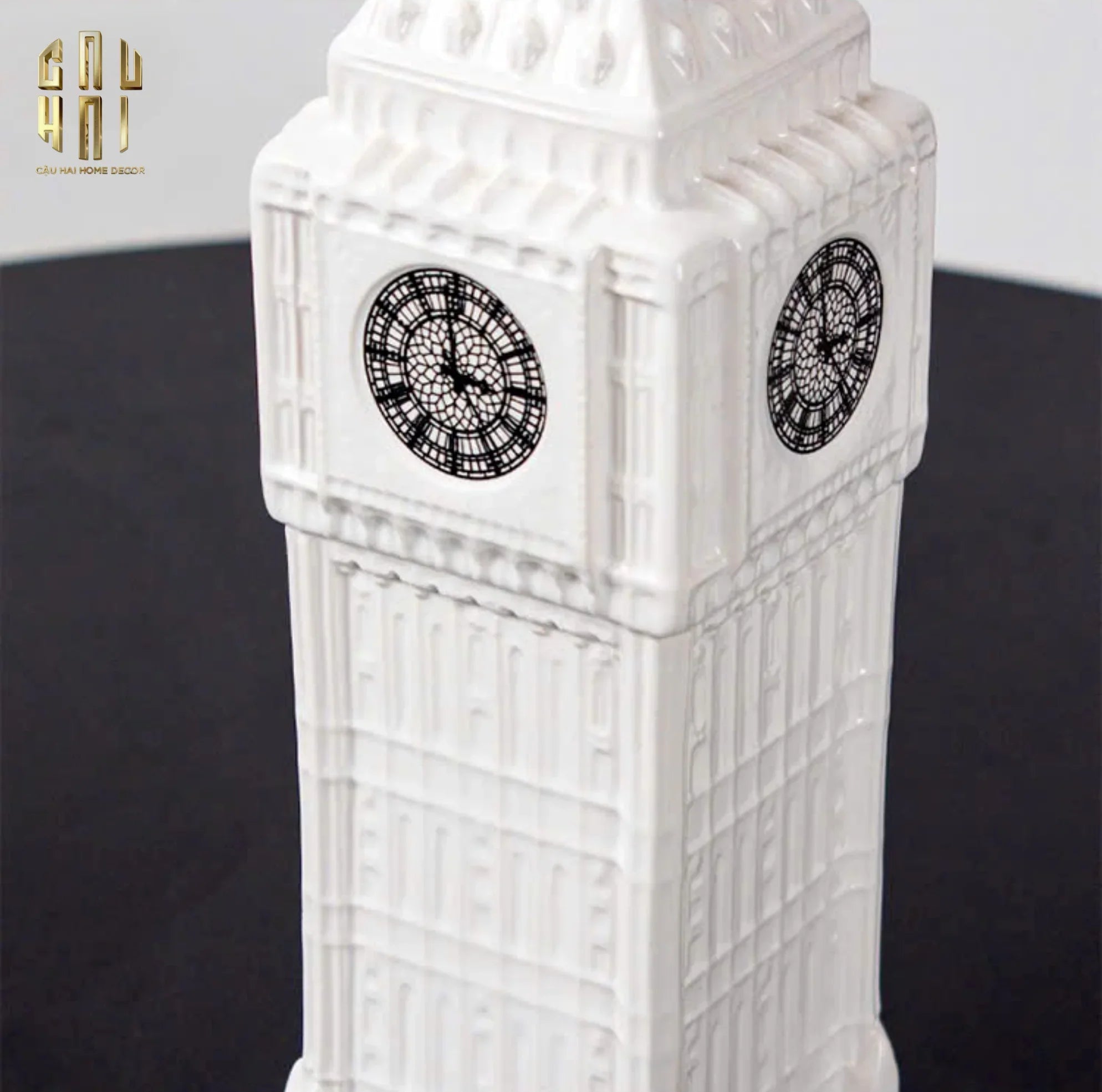 TƯỢNG LONDON BIG BEN CLOCK TOWER H48-CẬU HAI HOME DECOR
