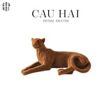 TƯỢNG MAJESTIC LEOPARD - LAYING-CẬU HAI HOME DECOR
