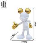 Tượng Mickey Handshake Union D’Or H29-TƯỢNG TRANG TRÍ-CẬU HAI HOME DECOR