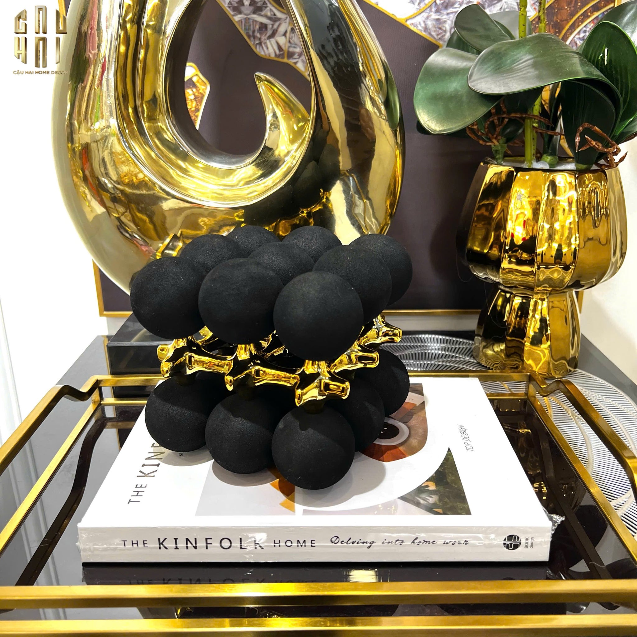 TƯỢNG MIDNIGHT MONOTRON-CẬU HAI HOME DECOR