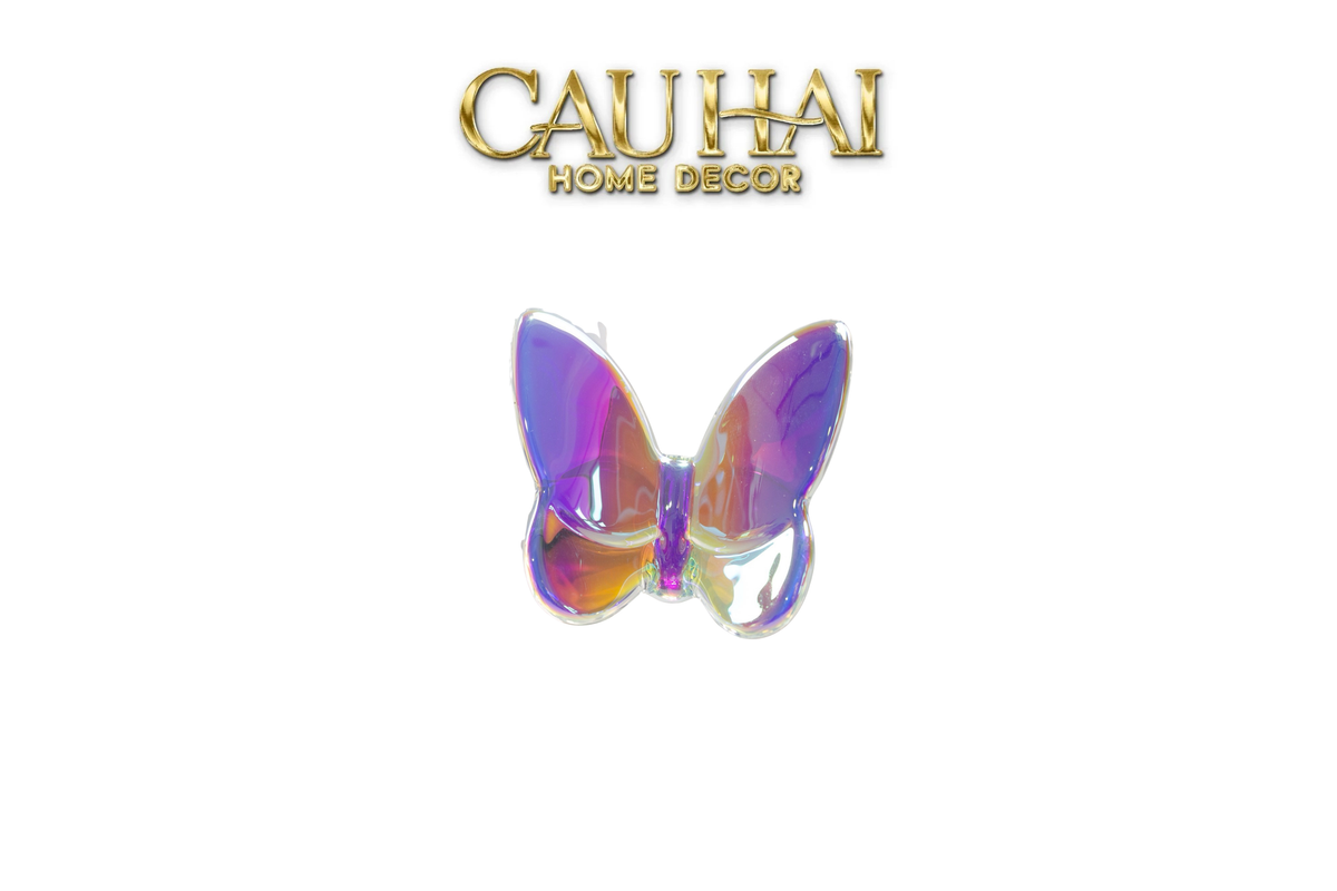 Tượng Mini Bướm Pha Lê Papillon Chromatique 7x8-TRANG TRÍ-CẬU HAI HOME DECOR-Aurora-CẬU HAI HOME DECOR