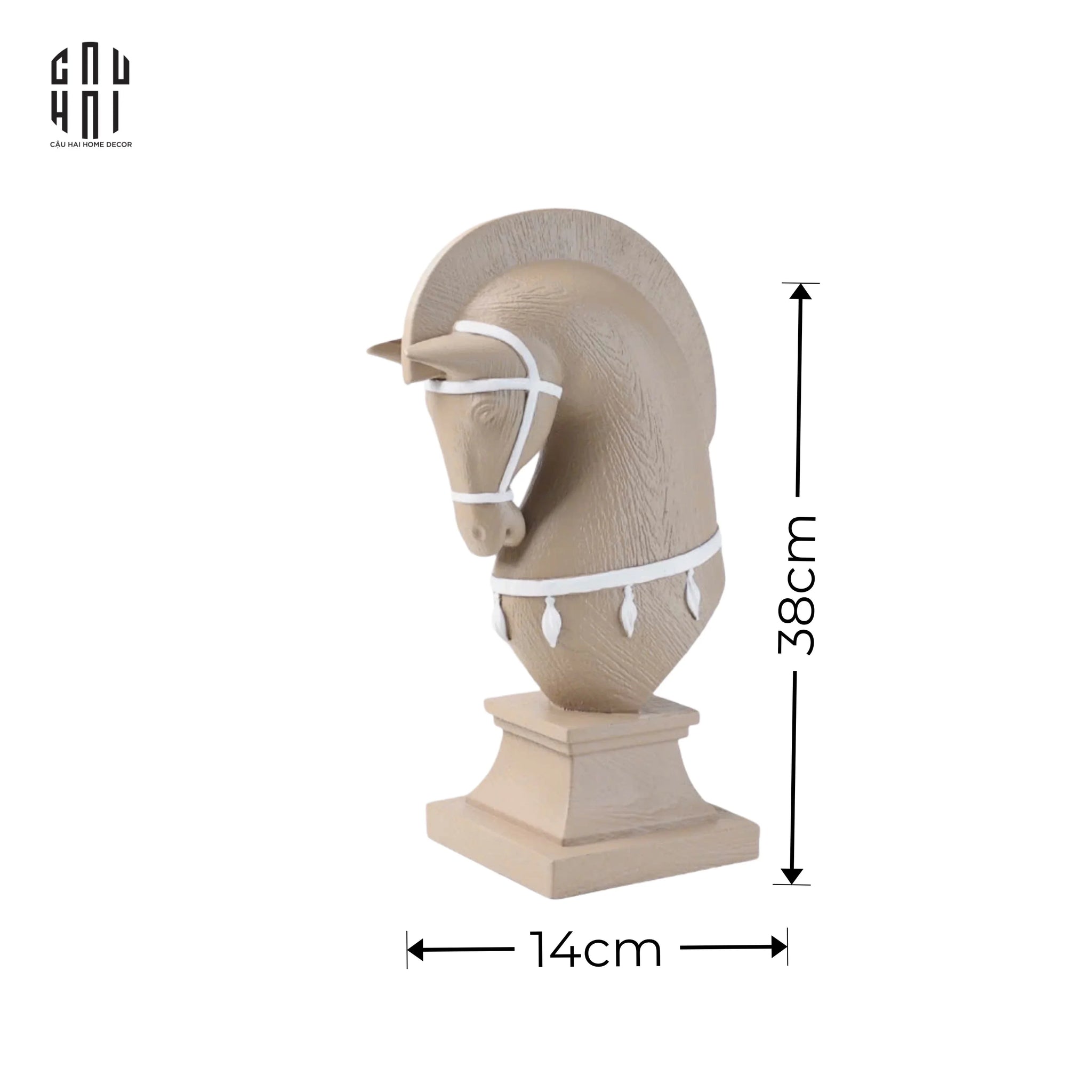 Tượng Ngựa Regal Trojan Horsé-CẬU HAI HOME DECOR
