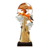 Maison Couture - Tượng Ngựa Trên Đỉnh Thiên Mã - Vermillion Celestial Stalion 71x30x16