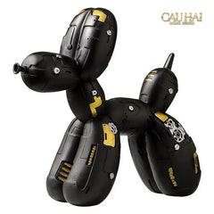 Tượng Puppy Balloon Pupp-X Mécanique Blanc / Noir-CẬU HAI HOME DECOR