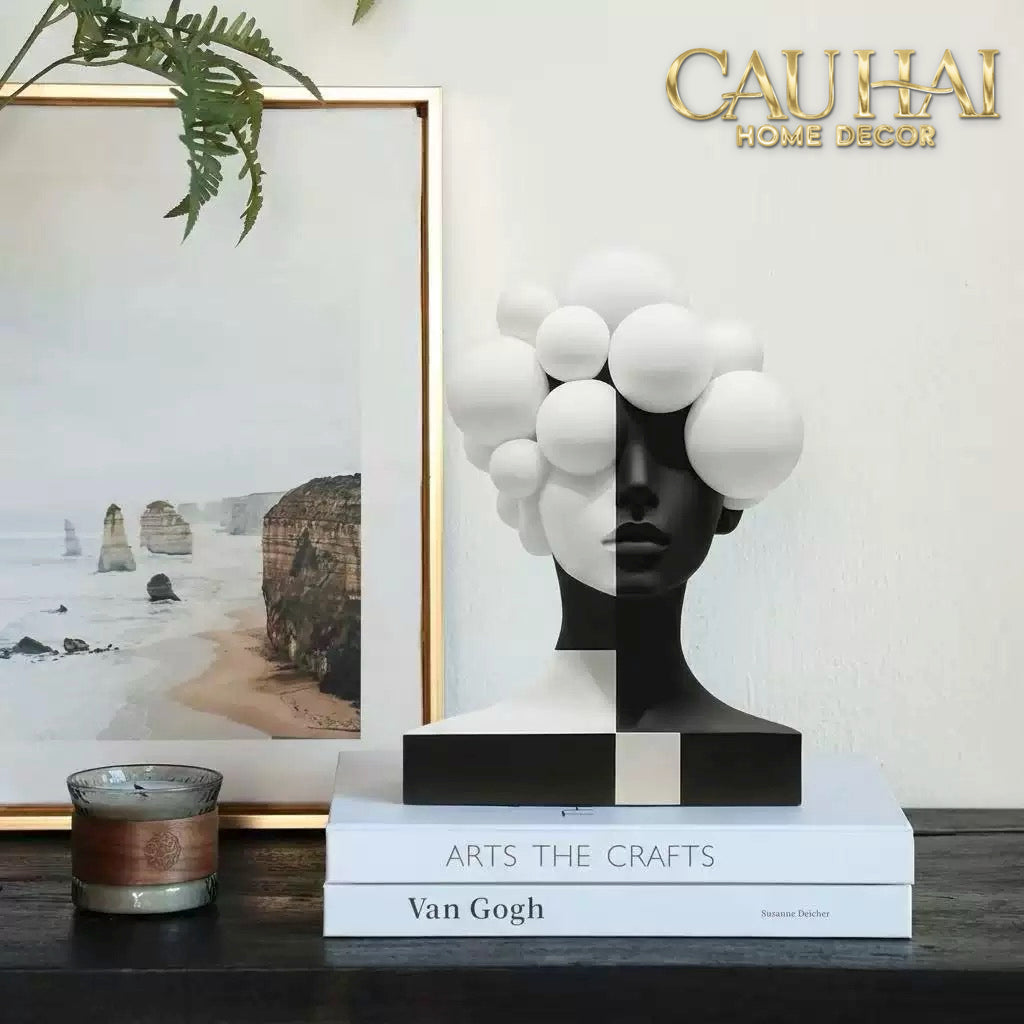 Tượng Quý Cô Dualité Sphère Miroir-CẬU HAI HOME DECOR