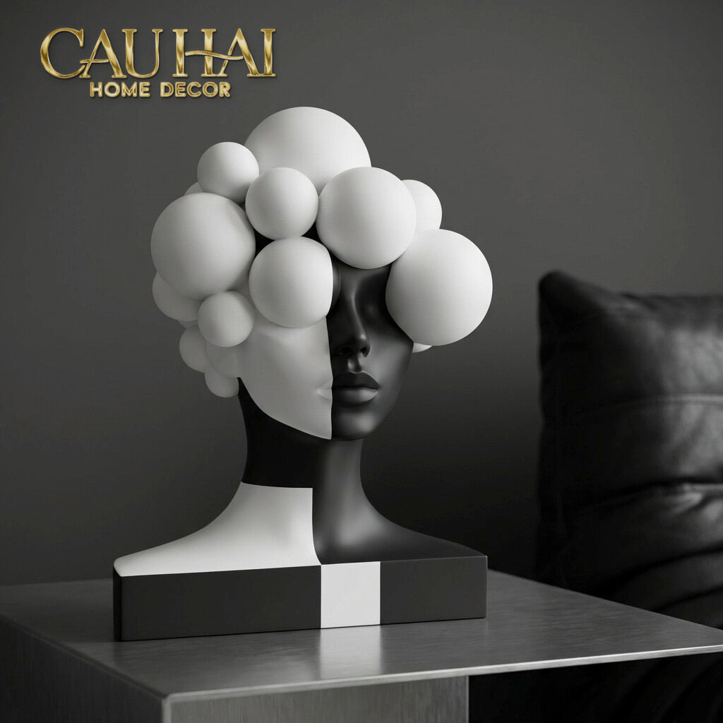 Tượng Quý Cô Dualité Sphère Miroir-CẬU HAI HOME DECOR