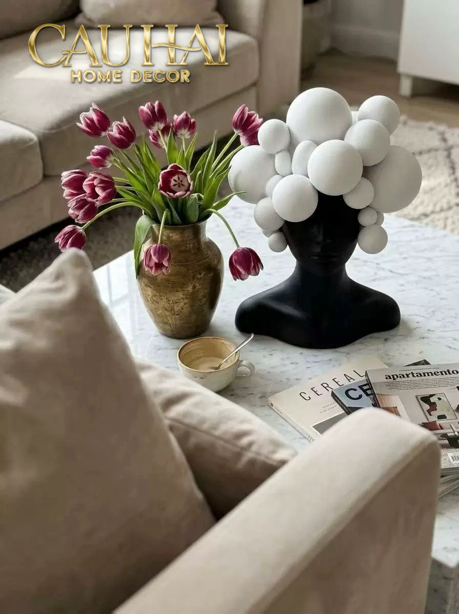 Tượng Quý Cô Dualité Sphère Ombre-TƯỢNG TRANG TRÍ-CẬU HAI HOME DECOR