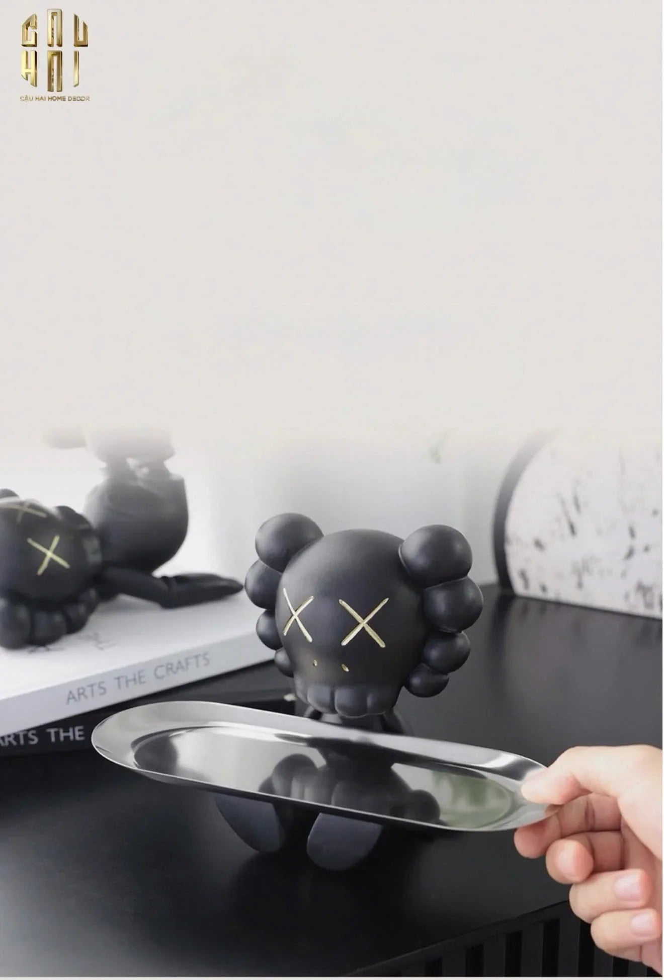 TƯỢNG SITTING BLACK KAW FW25-CẬU HAI HOME DECOR