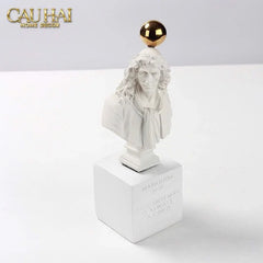 Tượng Socrates Quote Bust-CẬU HAI HOME DECOR