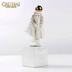 Tượng Socrates Quote Bust-CẬU HAI HOME DECOR