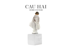 Tượng Socrates Quote Bust-CẬU HAI HOME DECOR