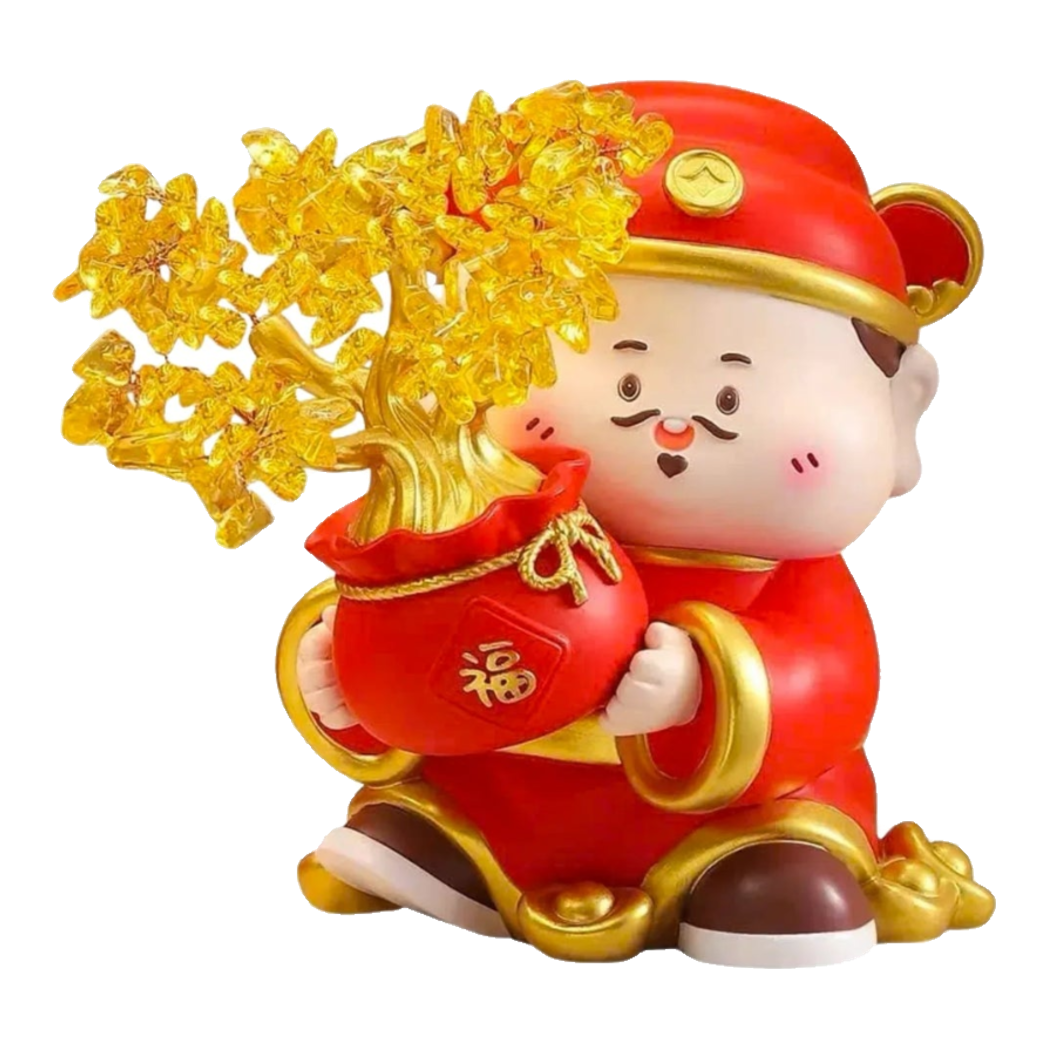 Tết Couture - Tượng Thần Tài Kim Lộc Phúc Mãn Đường H18