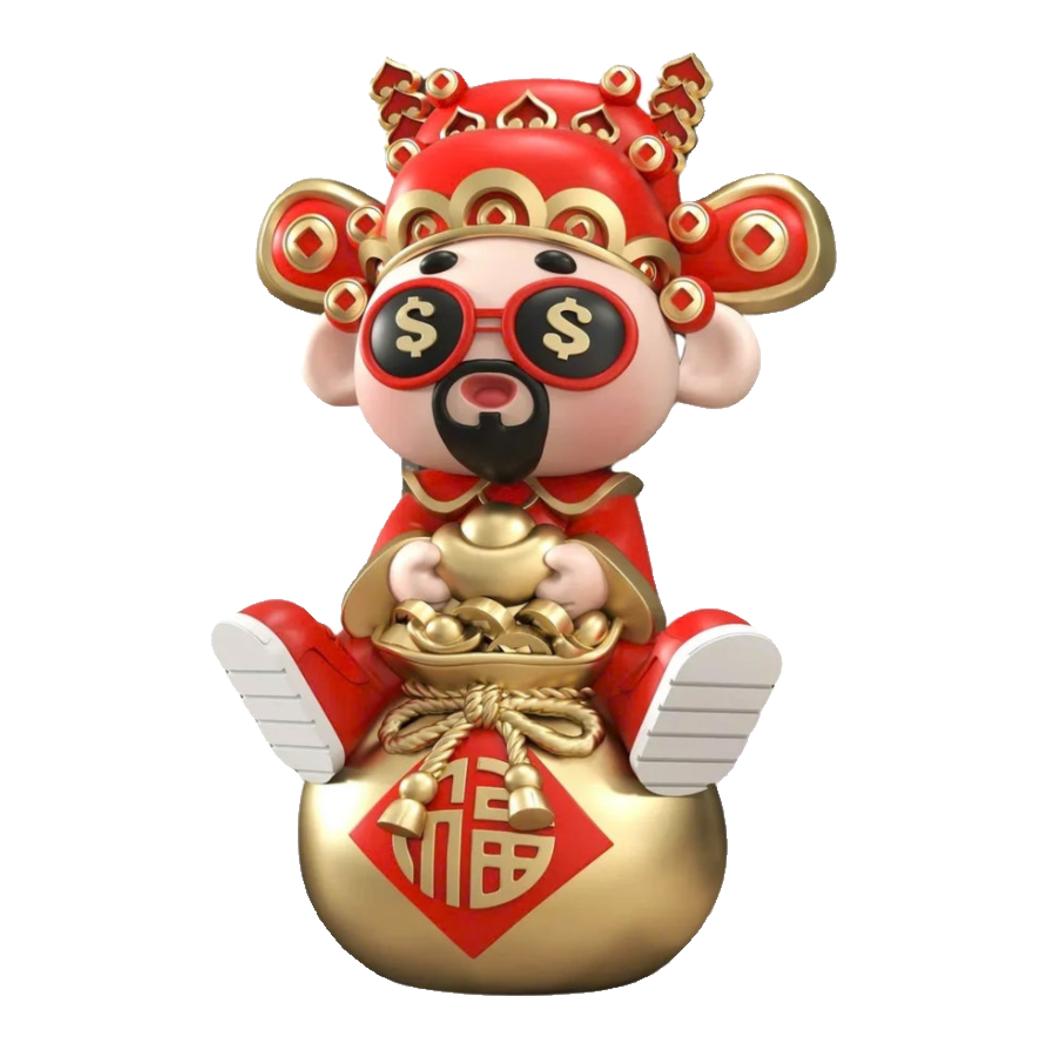 Tết Couture - Tượng Thần Tài Lil’ Coin God of Wealth