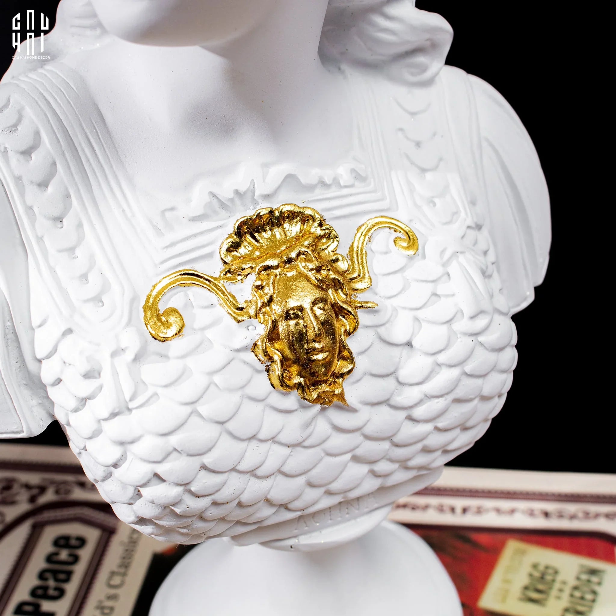 Tượng Thena Dát Vàng 24K H32-CẬU HAI HOME DECOR