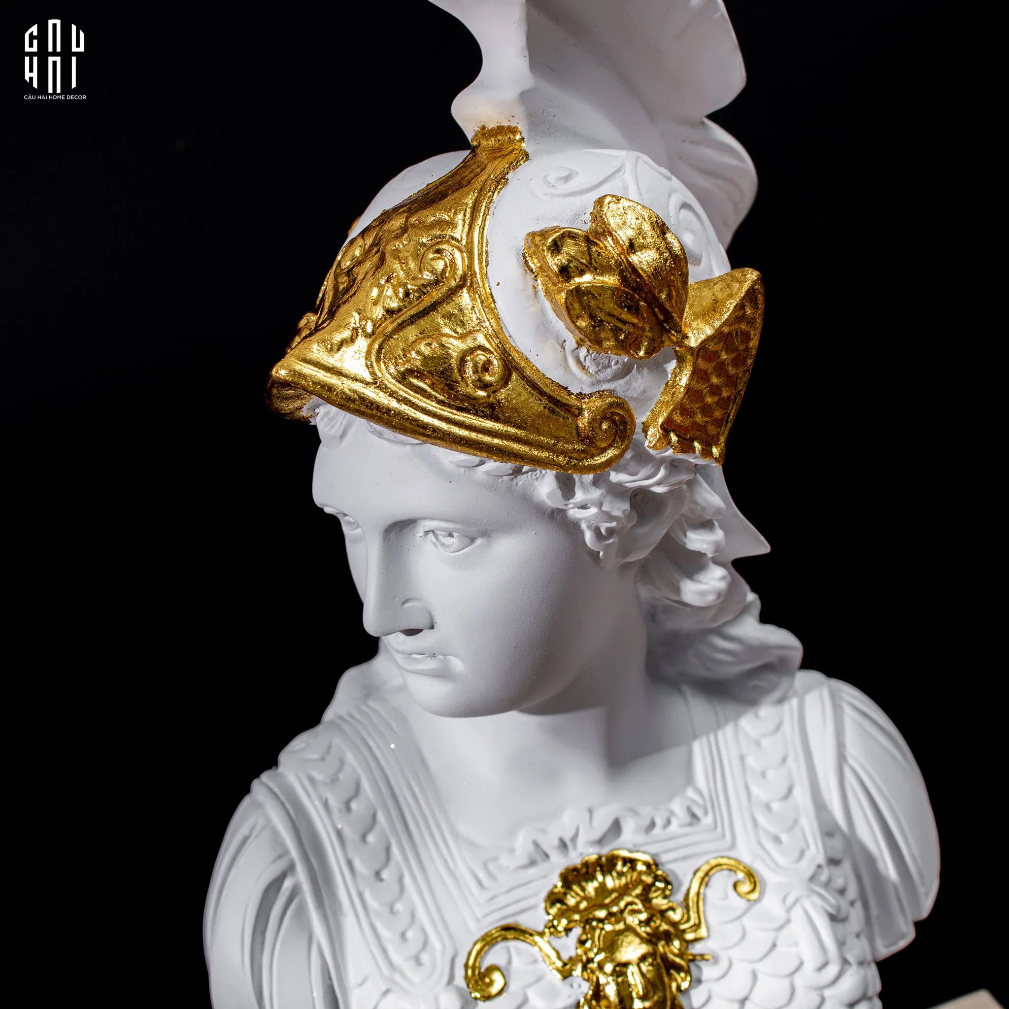 Tượng Thena Dát Vàng 24K H32-CẬU HAI HOME DECOR