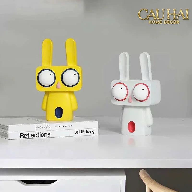 Tượng Thỏ Art Toon Woo Lapin H33-CẬU HAI HOME DECOR