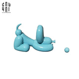 Tượng Trang Trí Chó Light Blue Balloon Ss25-TƯỢNG TRANG TRÍ-CẬU HAI HOME DECOR