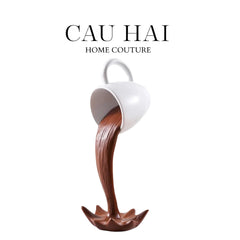 Tượng Trang Trí Coffee Splash Sculpture Fw25-CẬU HAI HOME DECOR
