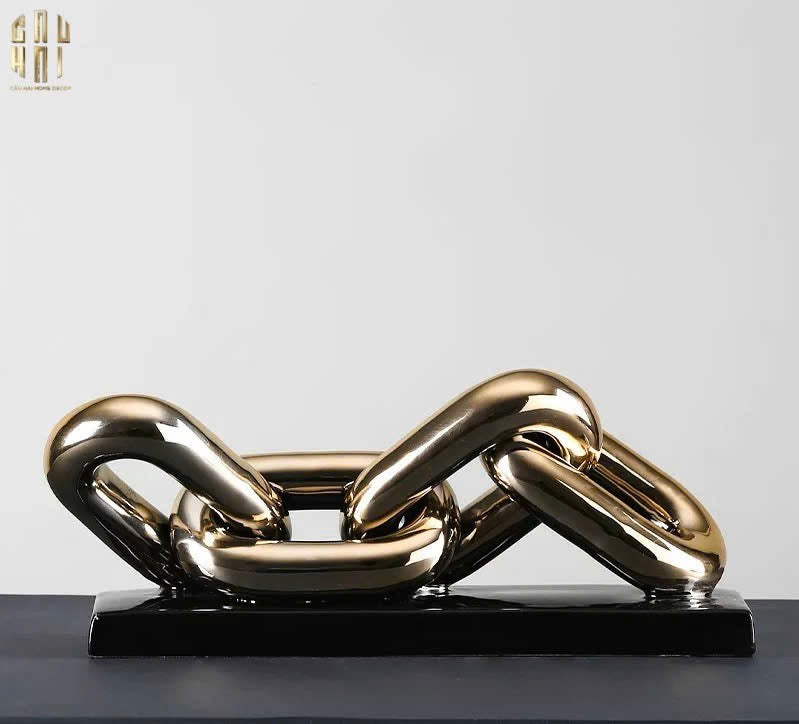 TƯỢNG TRANG TRÍ MARBLE - INFINITY CHAIN-CẬU HAI HOME DECOR