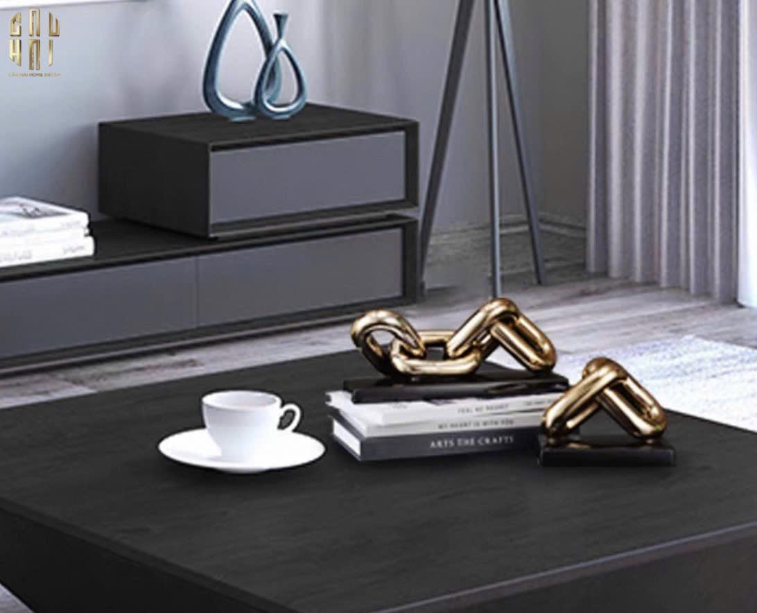 TƯỢNG TRANG TRÍ MARBLE - INFINITY CHAIN-CẬU HAI HOME DECOR