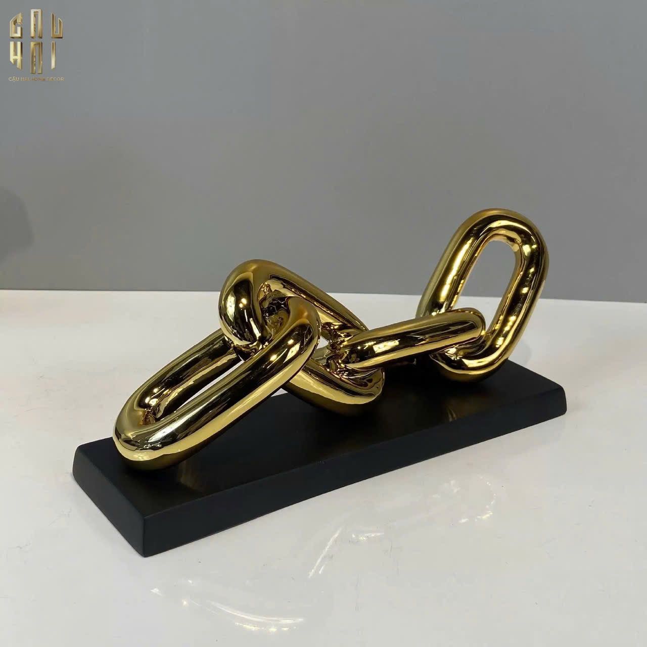 TƯỢNG TRANG TRÍ MARBLE - INFINITY CHAIN-CẬU HAI HOME DECOR