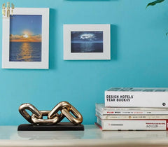 Tượng Trang Trí Marble - Infinity Chain-CẬU HAI HOME DECOR