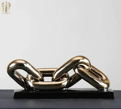 Tượng Trang Trí Marble - Infinity Chain-CẬU HAI HOME DECOR