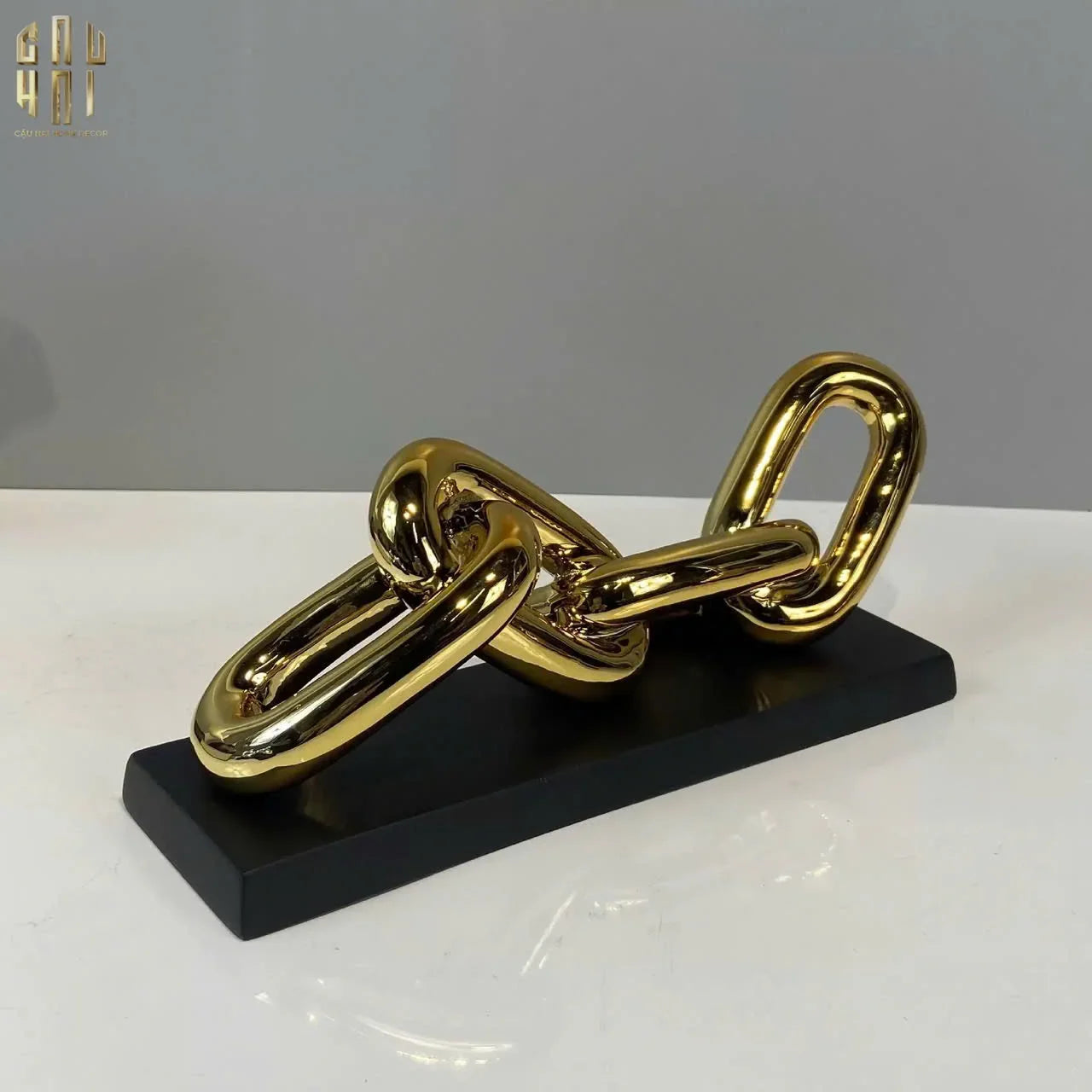 Tượng Trang Trí Marble - Infinity Chain-CẬU HAI HOME DECOR