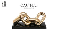 Tượng Trang Trí Marble - Infinity Chain-CẬU HAI HOME DECOR