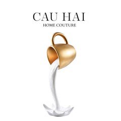 Tượng Trang Trí Milk Splash Sculpture Fw25-CẬU HAI HOME DECOR