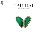 Tượng Trang Trí Onyx Butterfly - Green-TƯỢNG TRANG TRÍ-CẬU HAI HOME DECOR