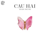 Tượng Trang Trí Onyx Butterfly - Pink-TƯỢNG TRANG TRÍ-CẬU HAI HOME DECOR