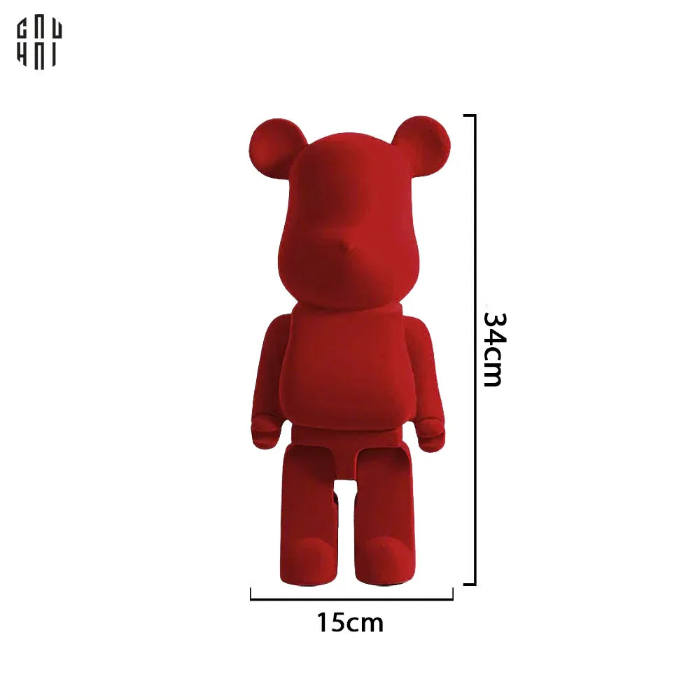 TƯỢNG TRANG TRÍ RED VELVET BEARBRICK-CẬU HAI HOME DECOR