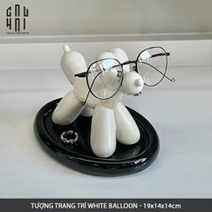 Tượng Trang Trí White Balloon-CẬU HAI HOME DECOR