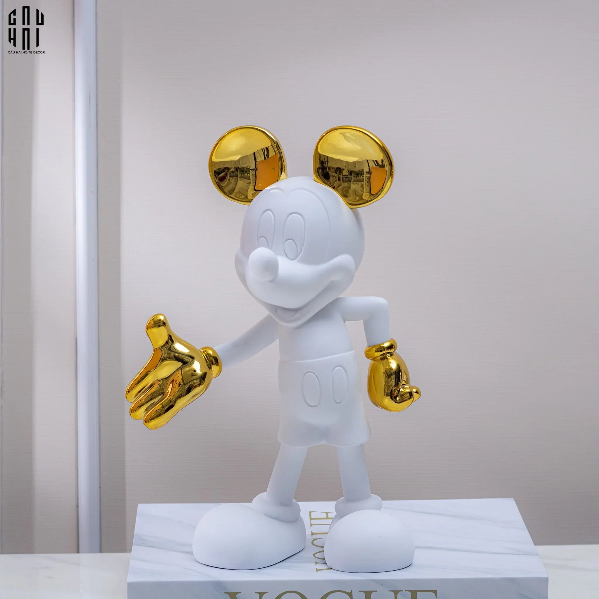 TƯỢNG MICKEY HANDSHAKE UNION D’OR H29-CẬU HAI HOME DECOR