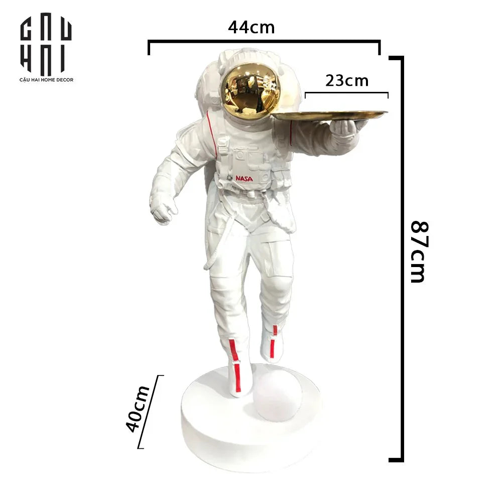 TƯỢNG XTREME ASTRONAUT – WHITE SS25-CẬU HAI HOME DECOR