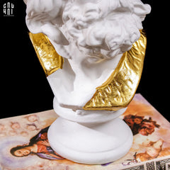 Tượng Zeus Premium Dát Vàng 24K H32-CẬU HAI HOME DECOR